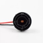Auto socket, adapter for bulbs and leds BAU15S PY21W
